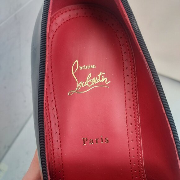 Christian Louboutin Black Equiswing Patent Bit Mens Loafer - Picture 7 of 13